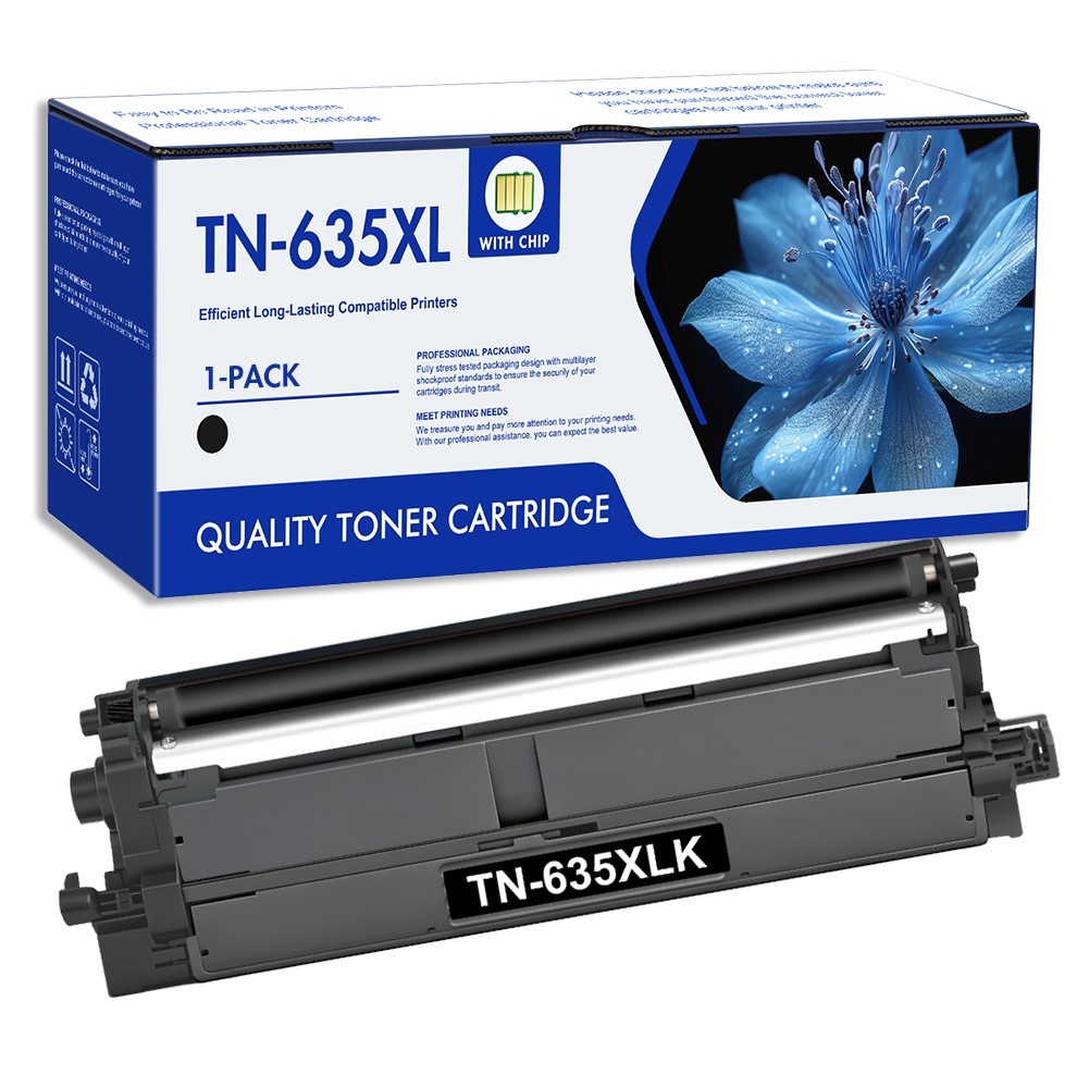1 Pack TN635XL Black Toner Cartridge for Brother TN635 MFC-L8930CDW HL-L8430CDW