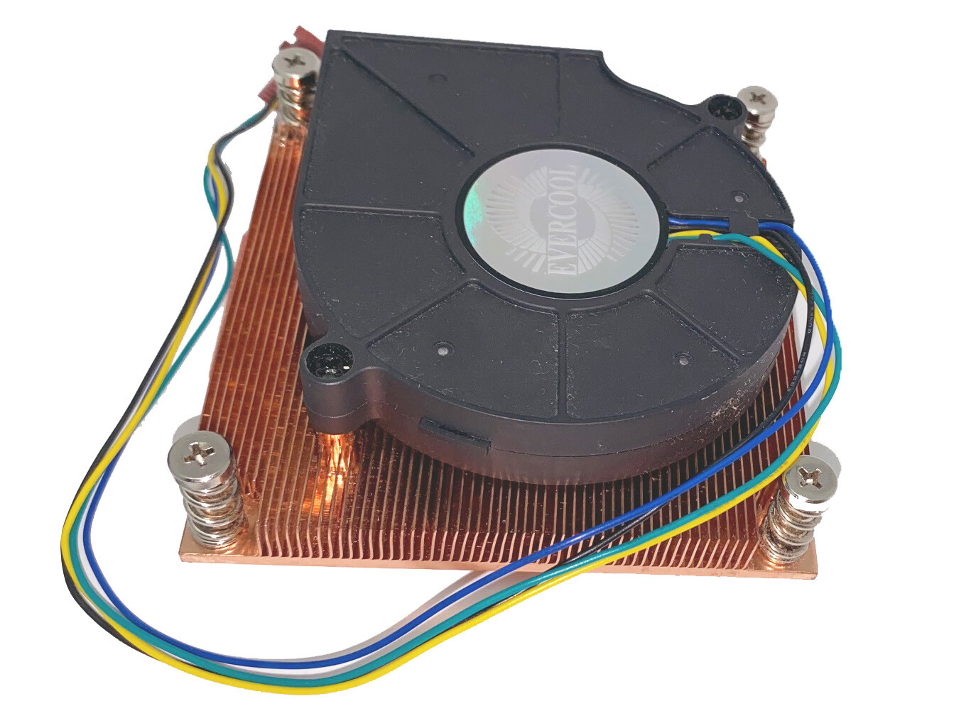 NEW Evercool 95W Intel Xeon E3 E5 1U Server CPU PWM Fan Cooler w/Copper Heatsink