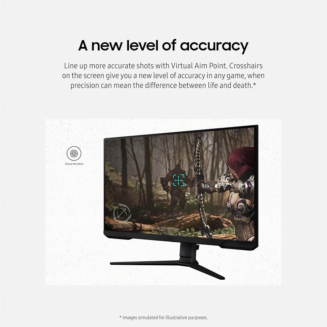 Samsung 32-Inch Odyssey G3 (G30D) FHD Gaming Monitor, 1ms, 180Hz, AMD FreeSync