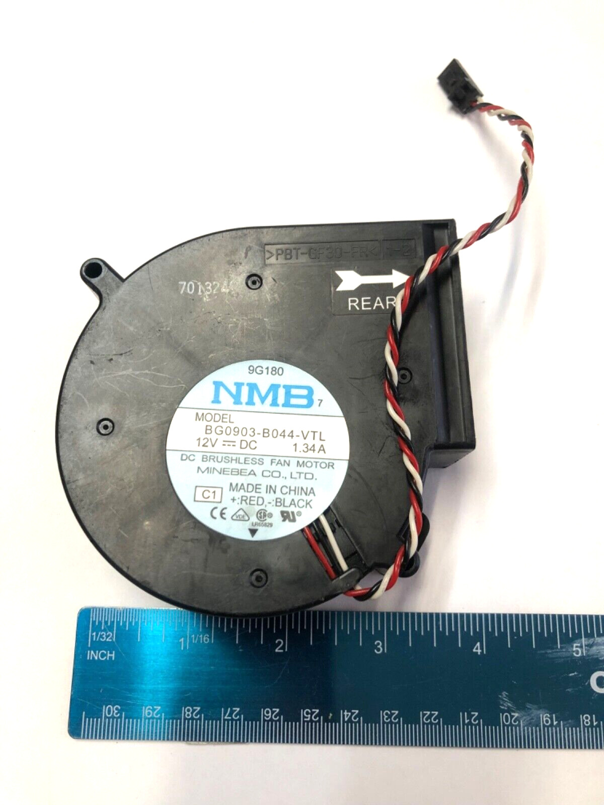 NMB BG0903-B044-VTL, 12V-DC, 1.34 A, DC Brushless Fan Motor