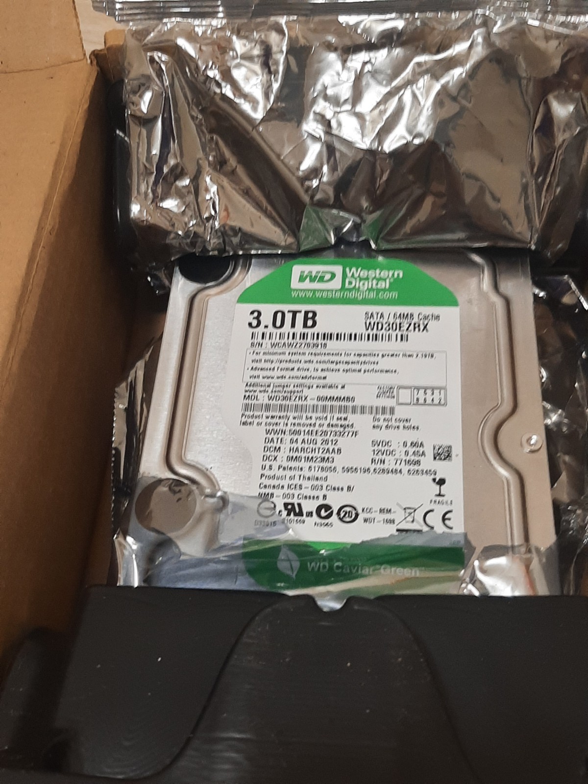 WESTERN DIGITAL WD Green WD30EZRX- 3.5″ internal HDD 3TB SATA