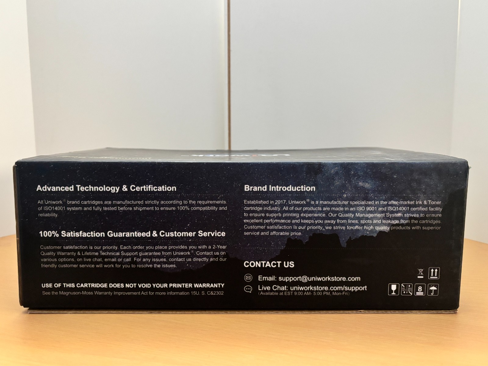 Uniwork 2 Pack HP 30A Black Toner Cartridge CF230A CF230X Compatible with HP