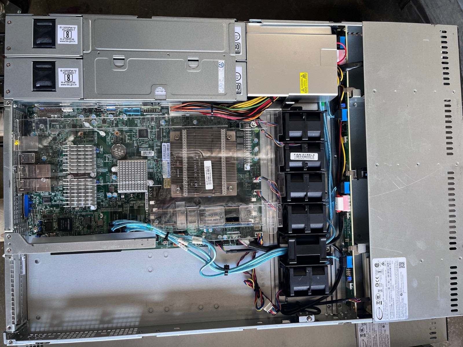1U Edge Server X11SWW-4TF E3-1270 V6 16GB DDR4 4x 10GB-T 2x PCi-E M.2 NVME 2xPSU