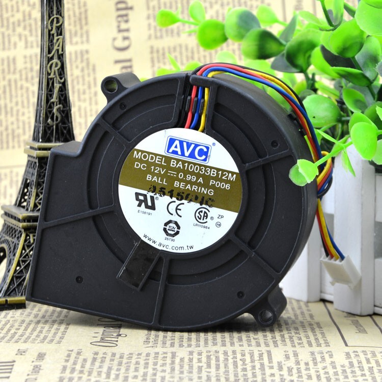 AVC BA10033B12M DC12V 0.99A 9733 9cm 4pin Blower Turbo Fan