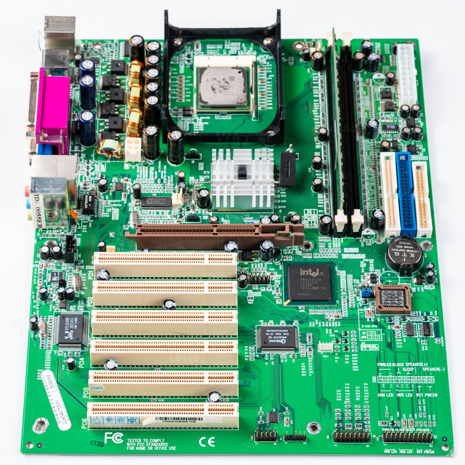 Kontron 886LCD/ATX F845G Socket 478 ATX Motherboard DDR Intel Pentium 4 AGP