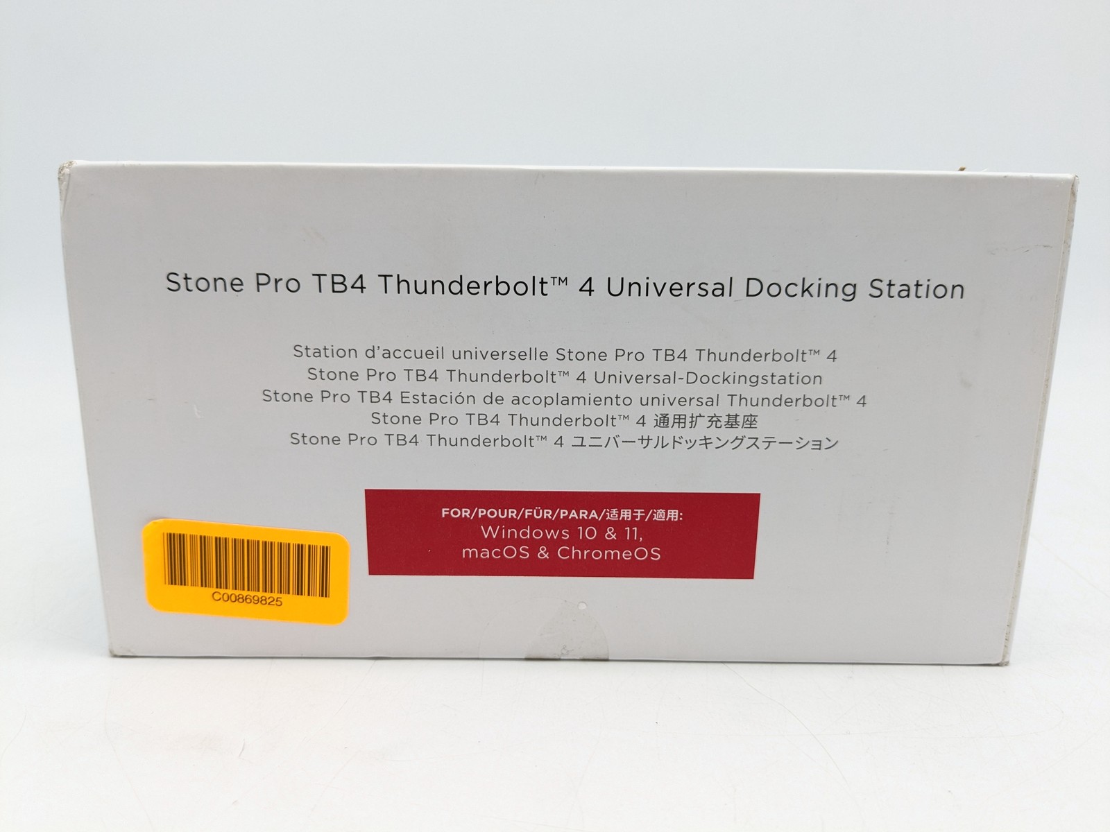Brydge Stone Pro TB4 Thunderbolt 4 Universal Docking Station (B2208) Gray