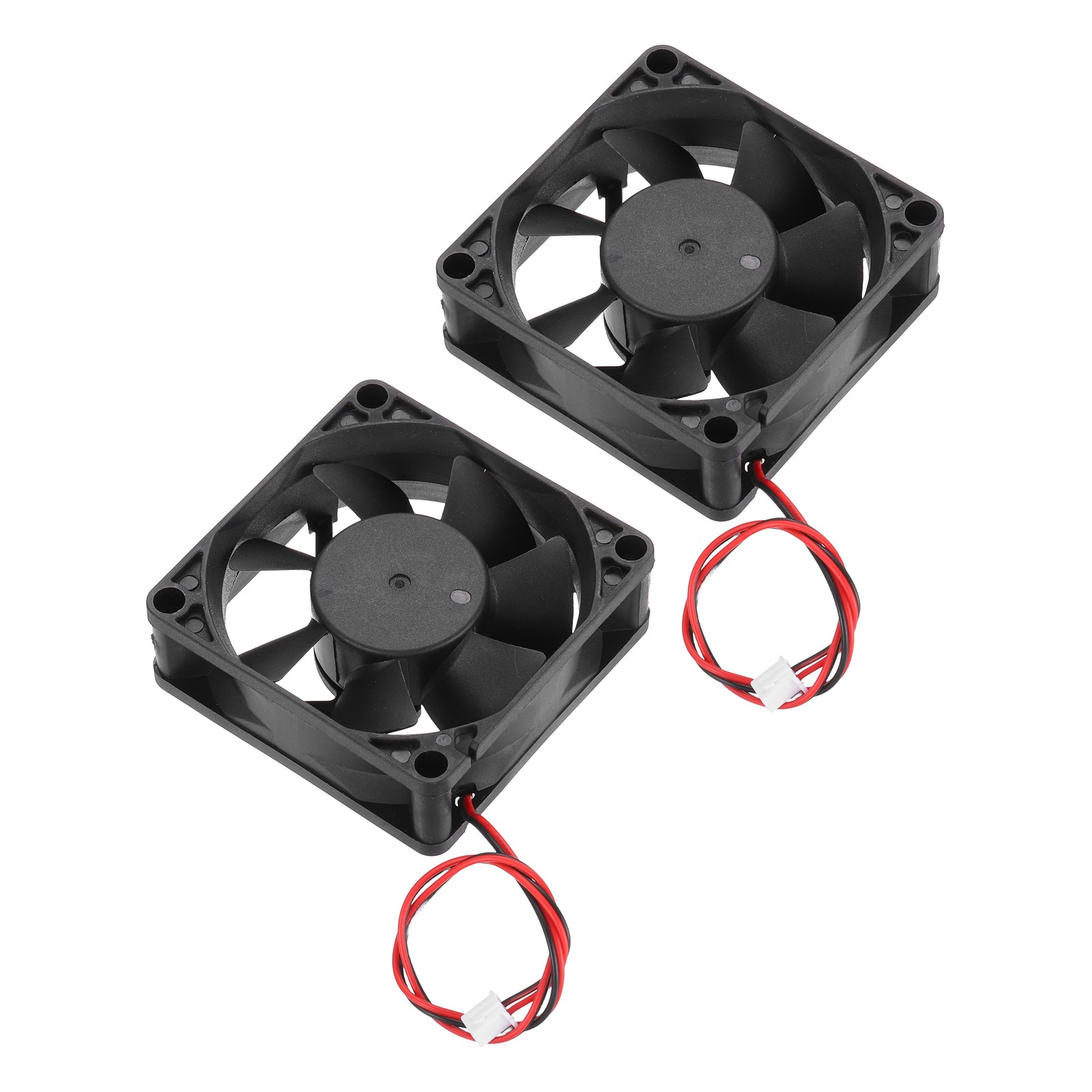2 Pcs DC12V Brushless Cooling Fan DC12V 0.45A 70x70x25mm High Speed Quiet