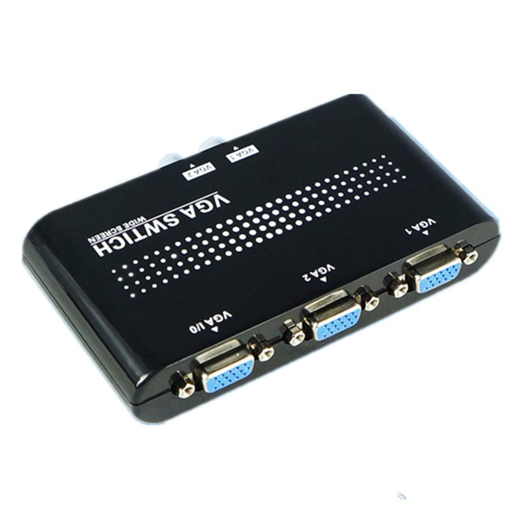 Dual Port VGA SVGA Monitor Sharing Switch Convertor For LCD PC Display Screen C