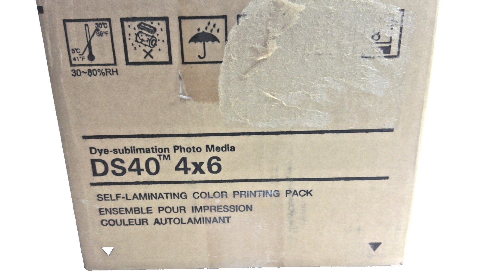 DNP DS40 4×6 Media Set Dye-Sublimation Photo Paper 800 Image Self-Laminating New