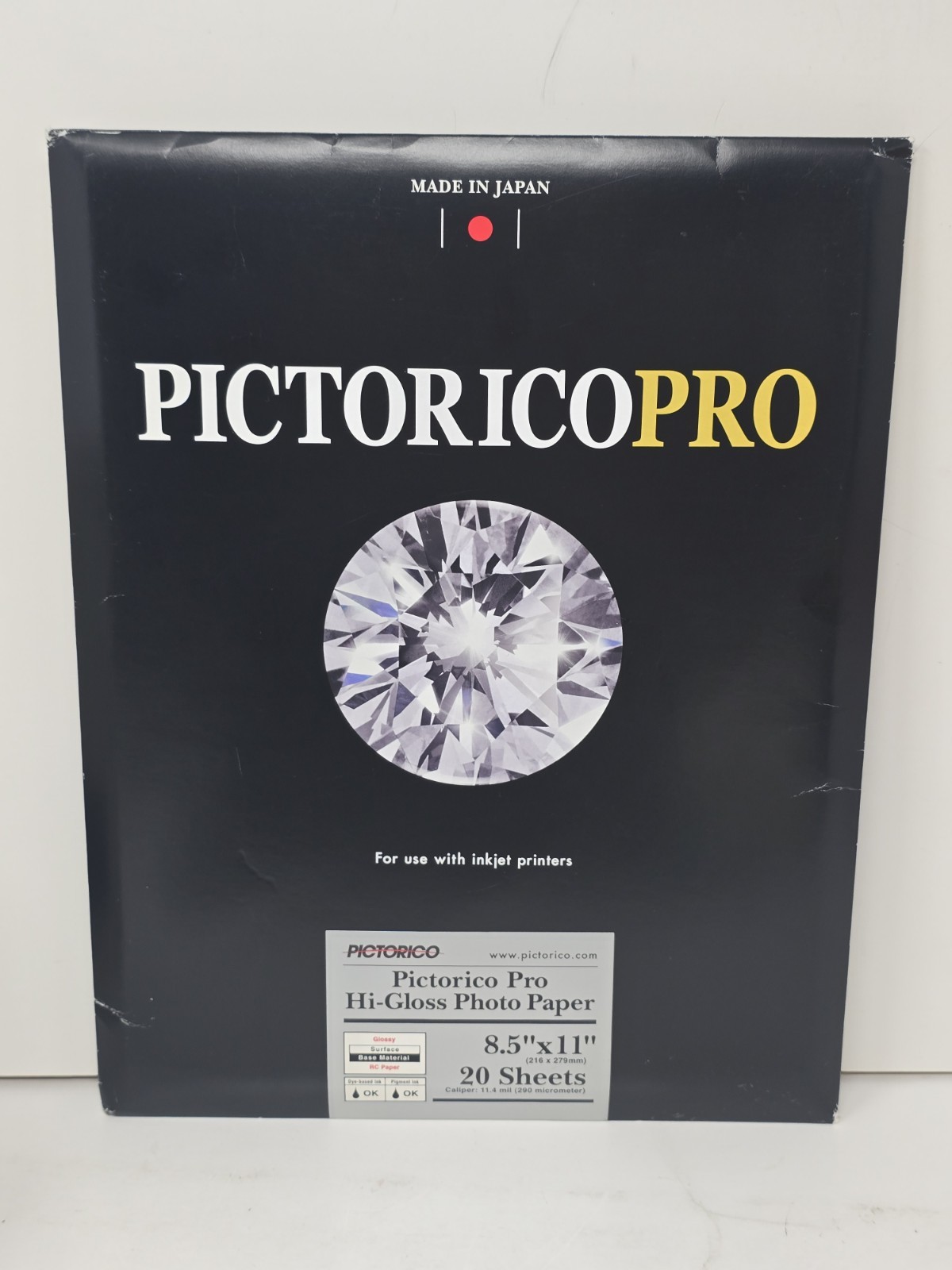 Pictorico PRO Hi-Gloss Photo Paper (8.5″x11″) – 19 Sheets, Made in Japan