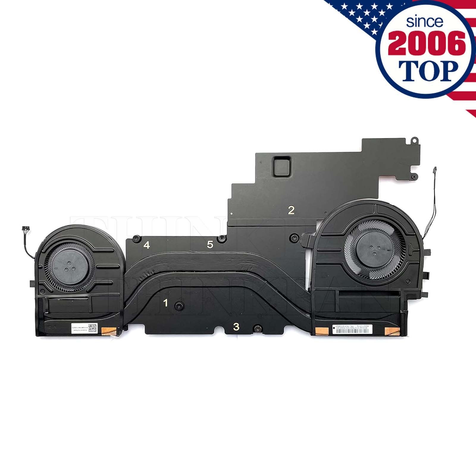 CPU+GPU Fan Heatsink for ThinkPad P1 Gen 4th X1 Extreme 4th 5H41D34325