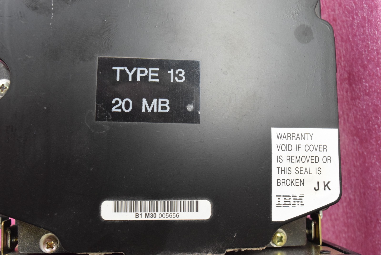 IBM OEM WD25R 20MB MFM 5.25″ Full Height Hard Disk Drive – TESTED BAD