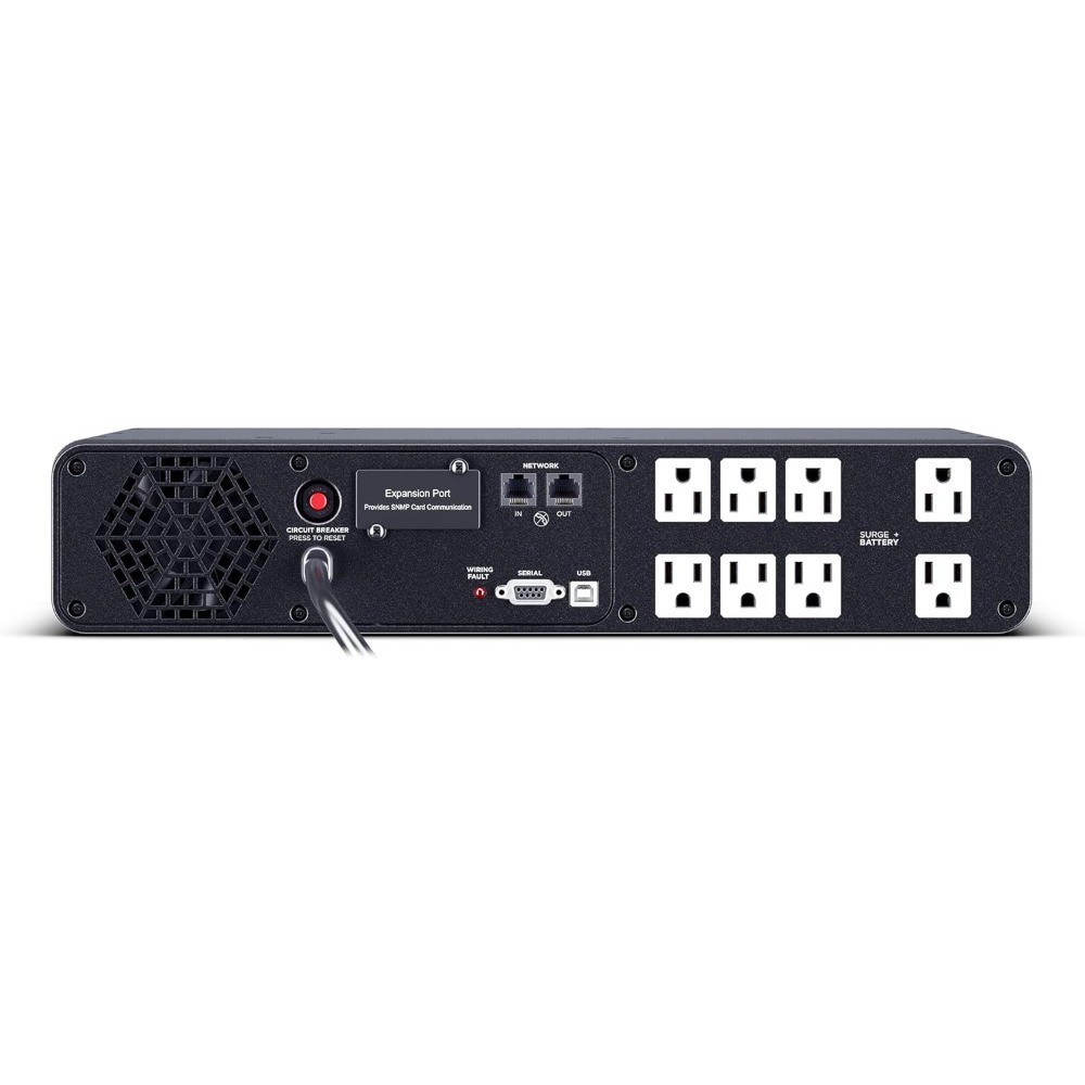 2U Rackmount UPS Battery Backup and Surge Protector 1500VA 1000W AVR Sinewave