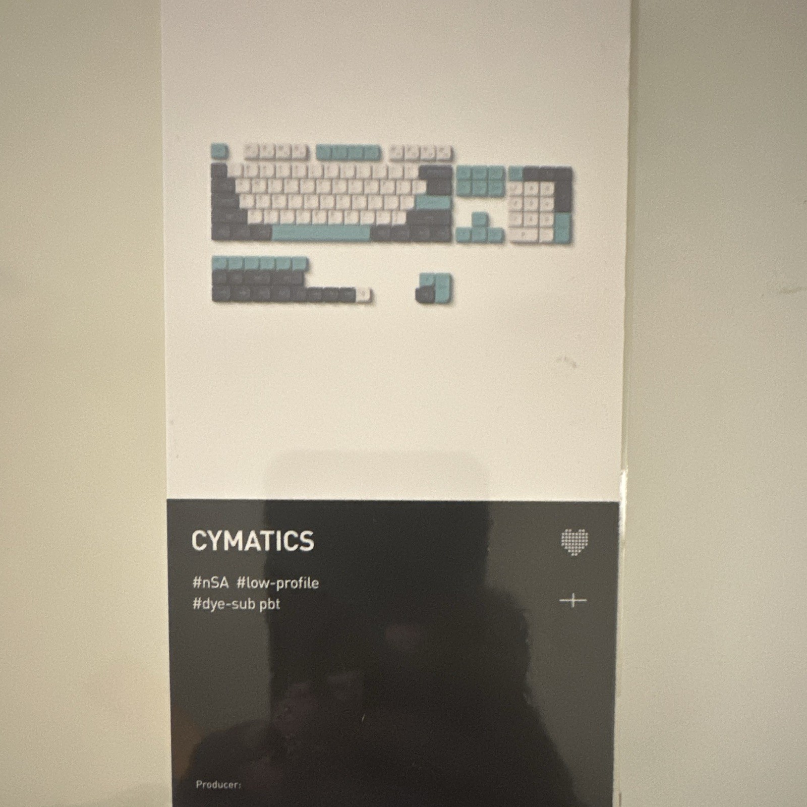 NuPhy Air100 V3 Wireless LowProfile Keyboard QWERTY White/Gray/Teal + Accessory