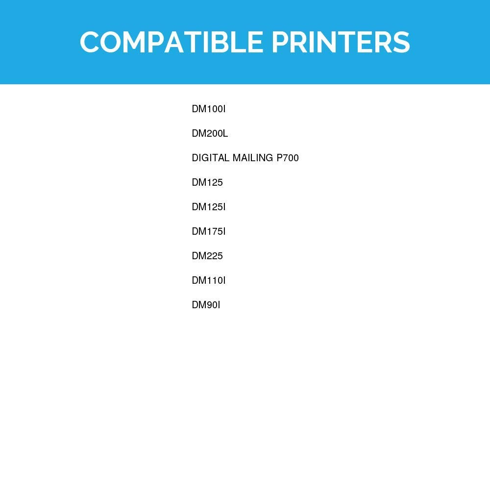 LD 793-5 Fluorescent Red Ink Cartridge for Pitney Bowes Printer