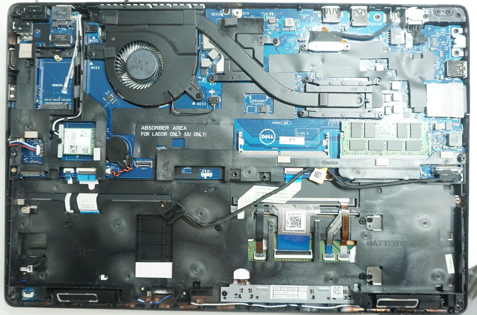 Dell Latitude 5590 Intel i7-8650U @1.90GHz 16GB RAM NO HD/NO OS/NO BATTERY