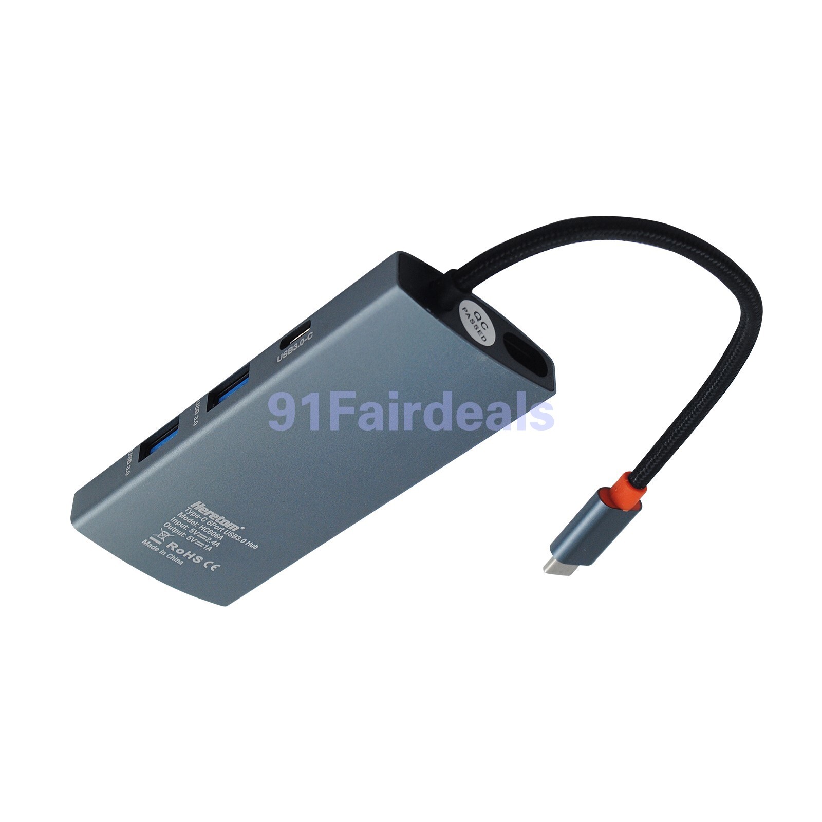 NEW USB C HUB Type-C to HDMI USB 3.0 RJ45 Adapter PD Charger Dock for MacBook