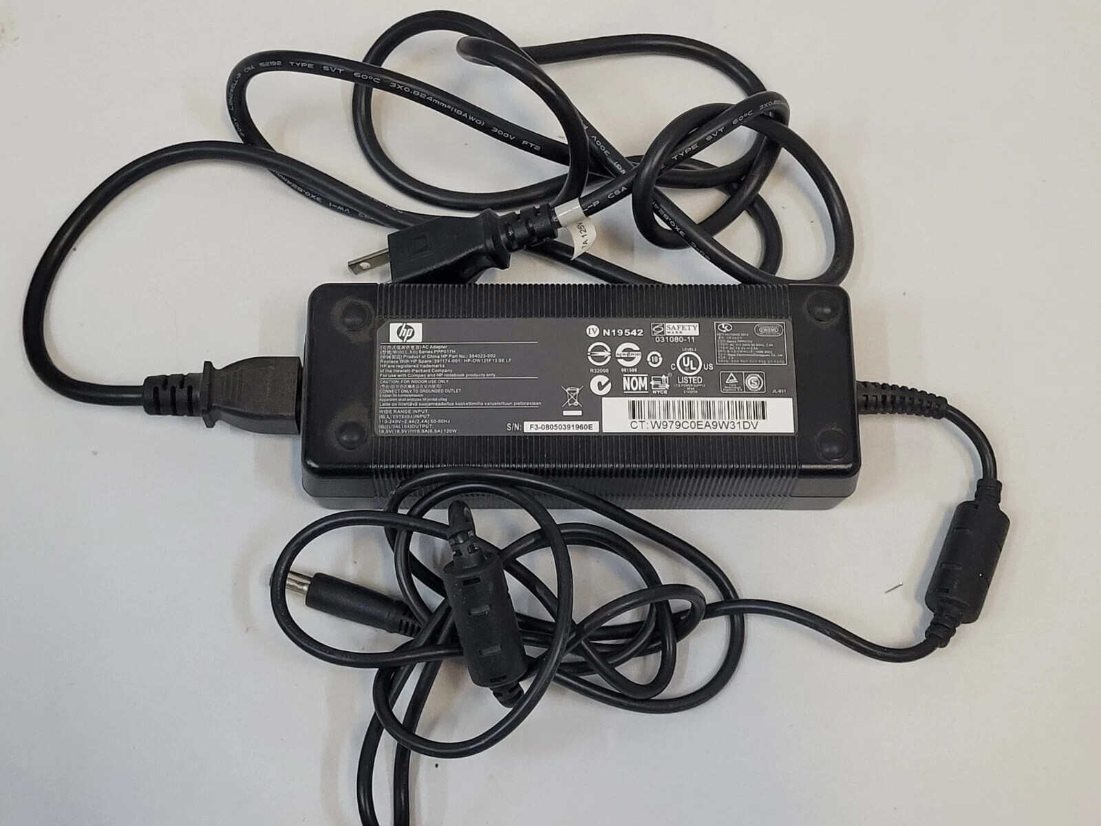 Genuine 120W HP AC DC Adapter 18.5V for Docking Station HSTNN-IX01 Power Charger