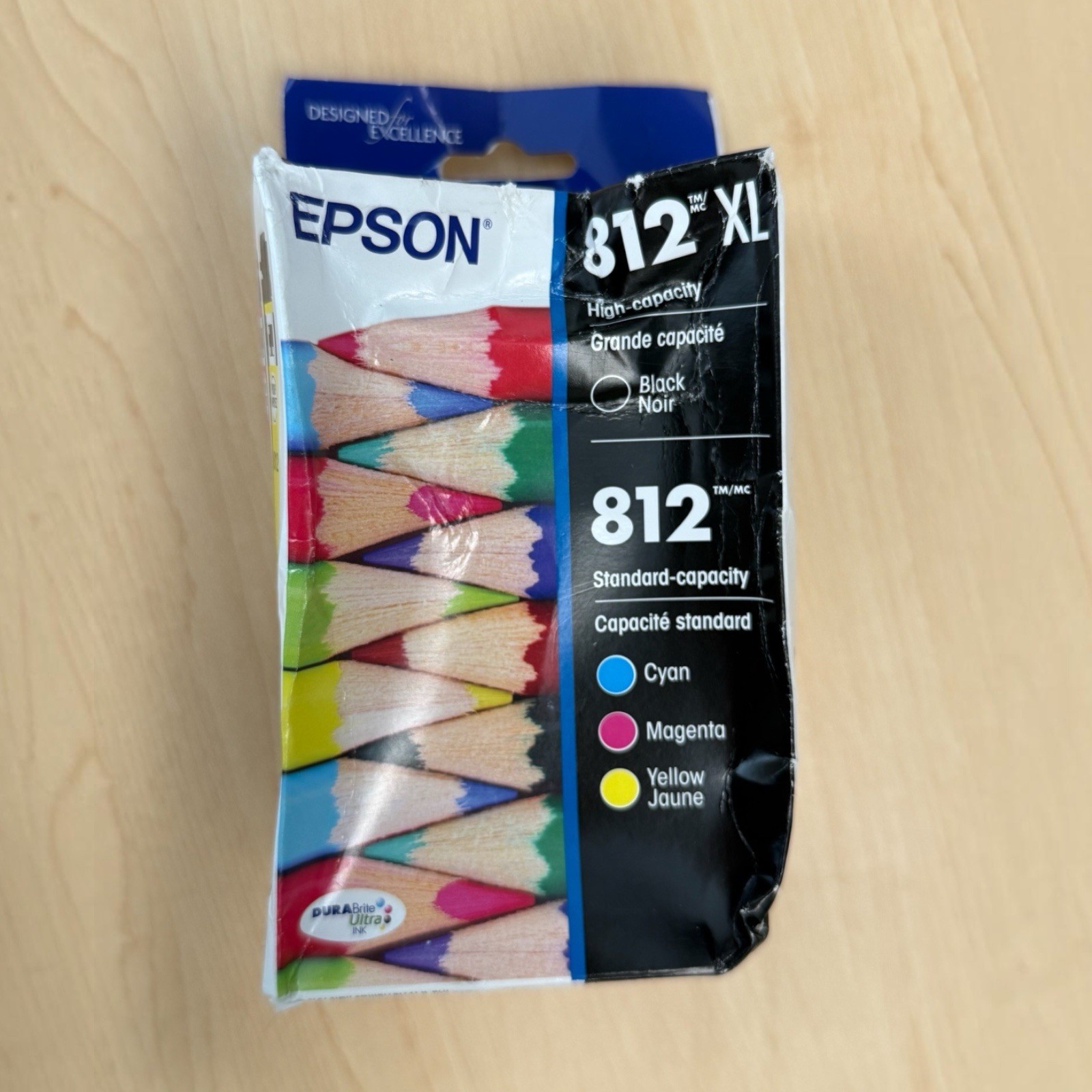 Epson Genuine 822XL Black 822 Color Ink Cartridges New Sealed EXP: 02/2029
