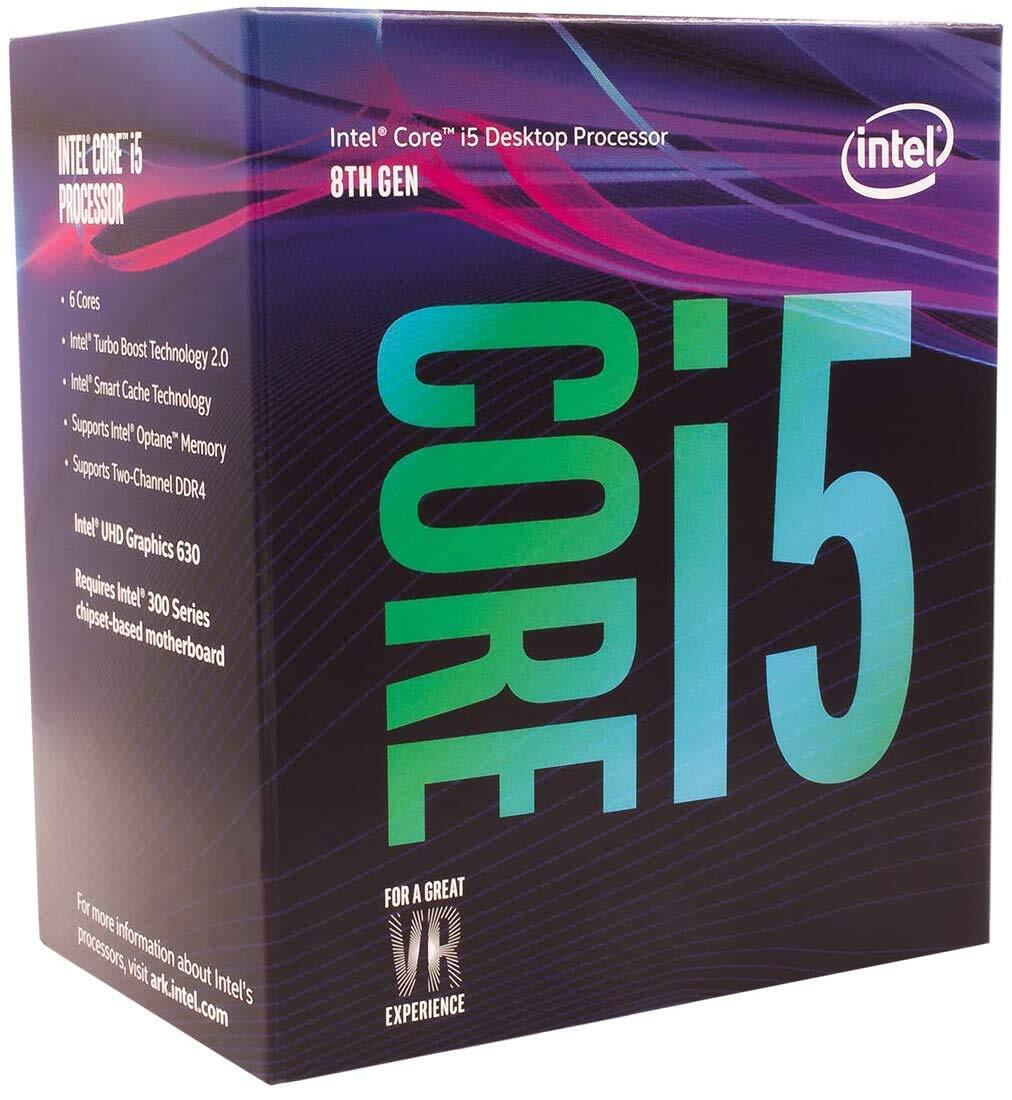 Intel Core i5-8400 Desktop Processor 6 Cores up 4.0 GHz LGA 1151 300 Series 65W