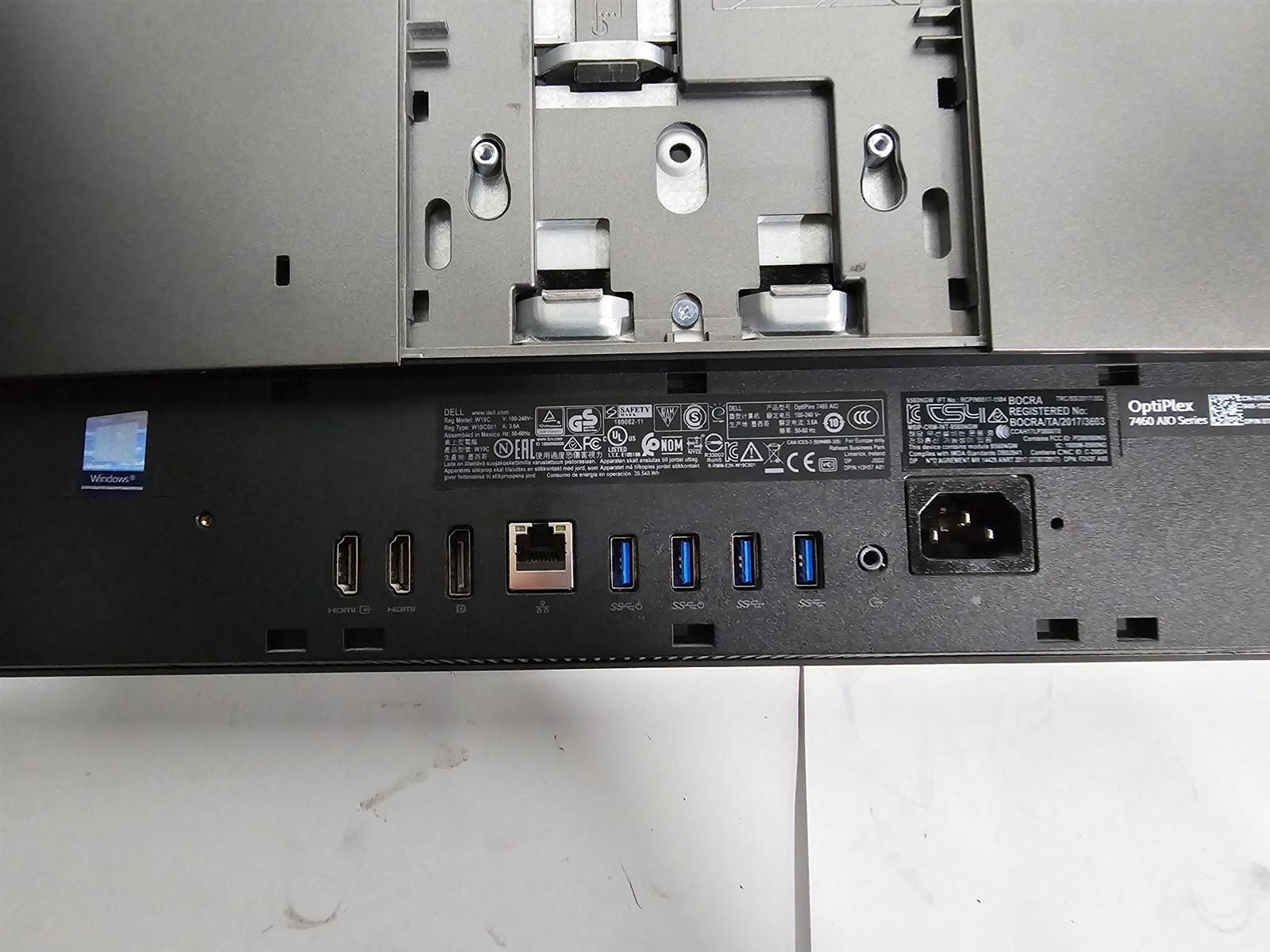 Dell OptiPlex 7460 All In One Intel i7-8th Gen 16GB RAM, 256GB NVMe Win 11