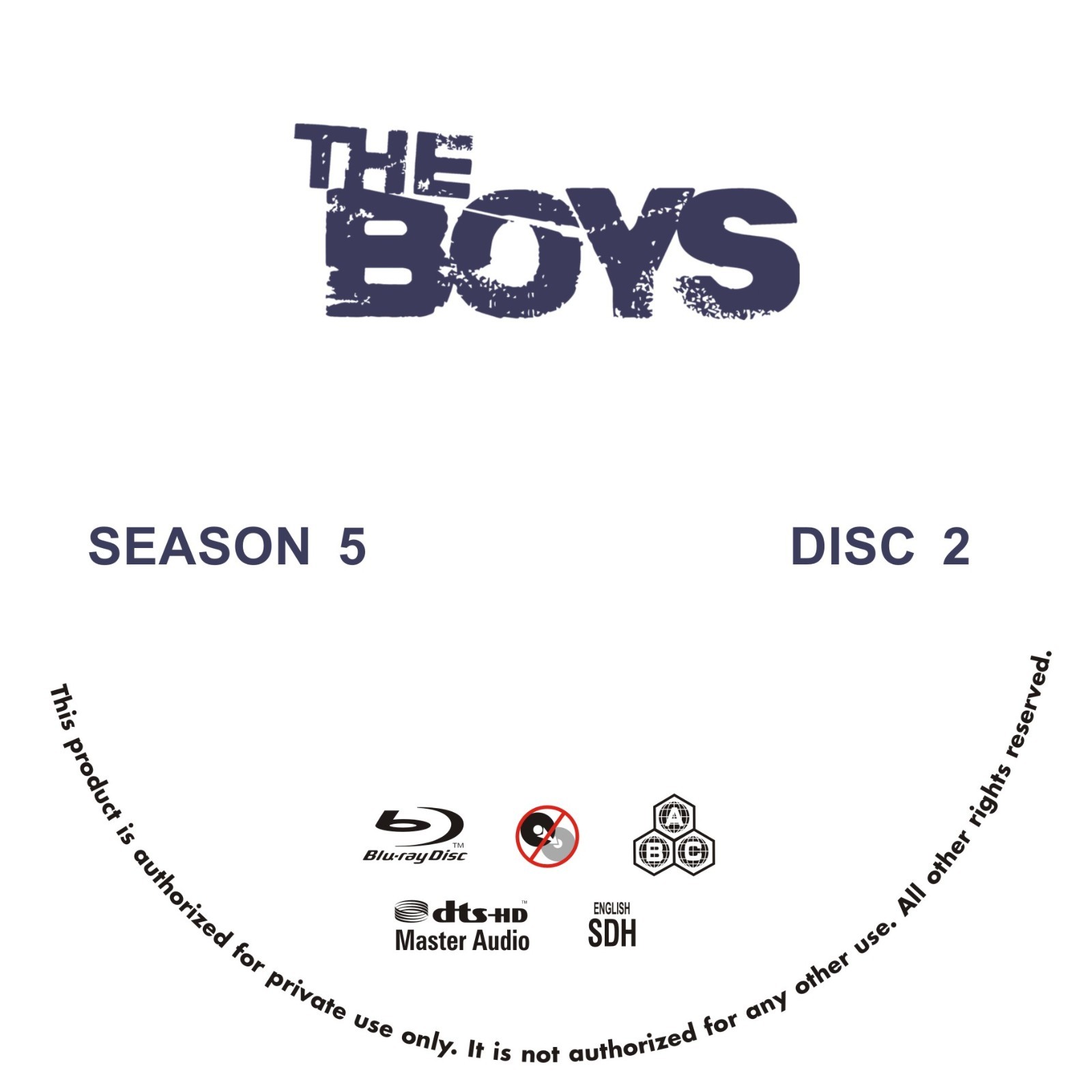 New Sealed Box Set The Boys Season 1-5 Episodes 1-40: [6BD Blu-ray] All Region