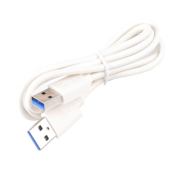 USB 3.0 A Male to A Male Cable Data Transfer Super Speed Power Charger Metal 3FT
