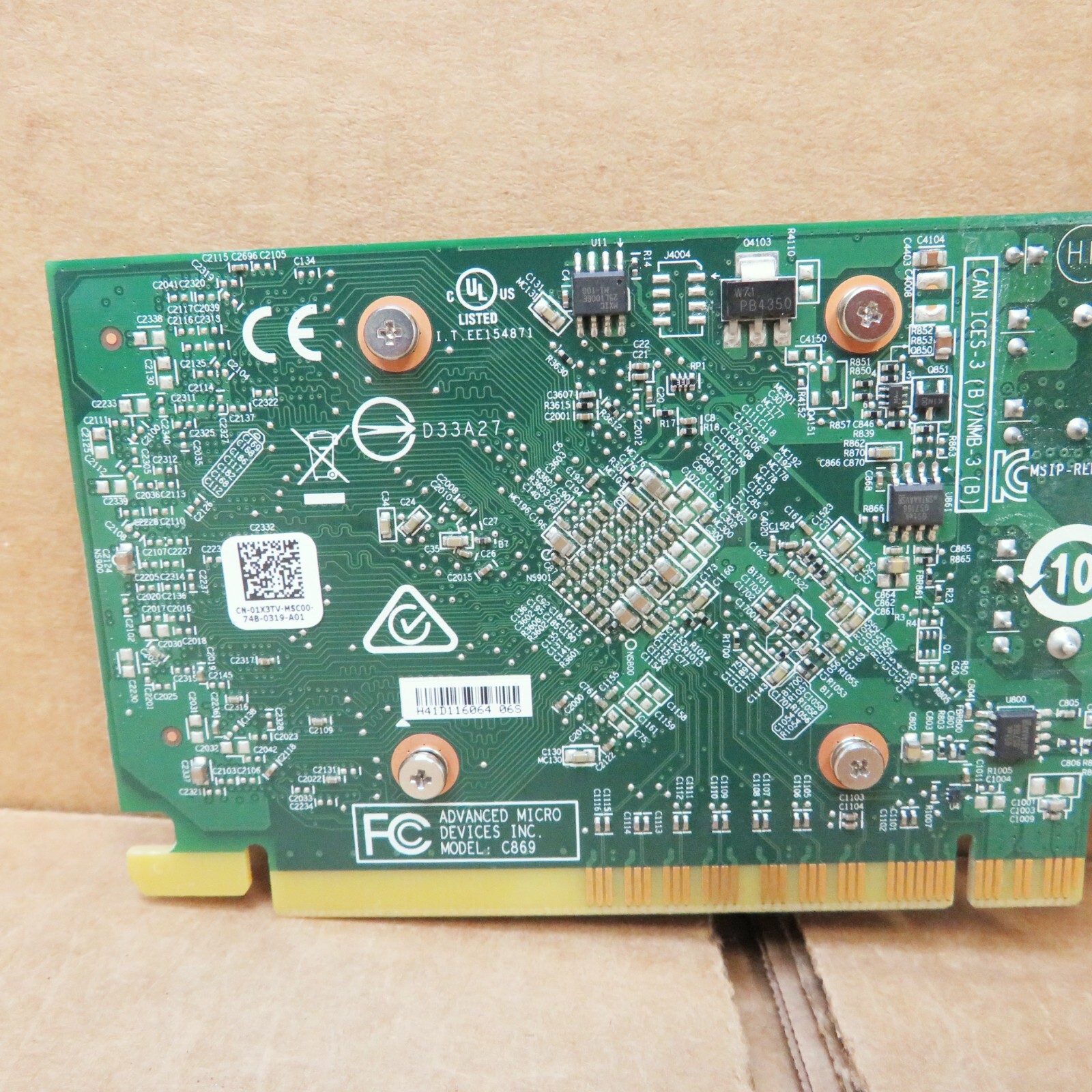 DELL (AMD) Radeon R5 430 Graphics Card w/2 GB GDDR5 Memory (Low Profile Model)