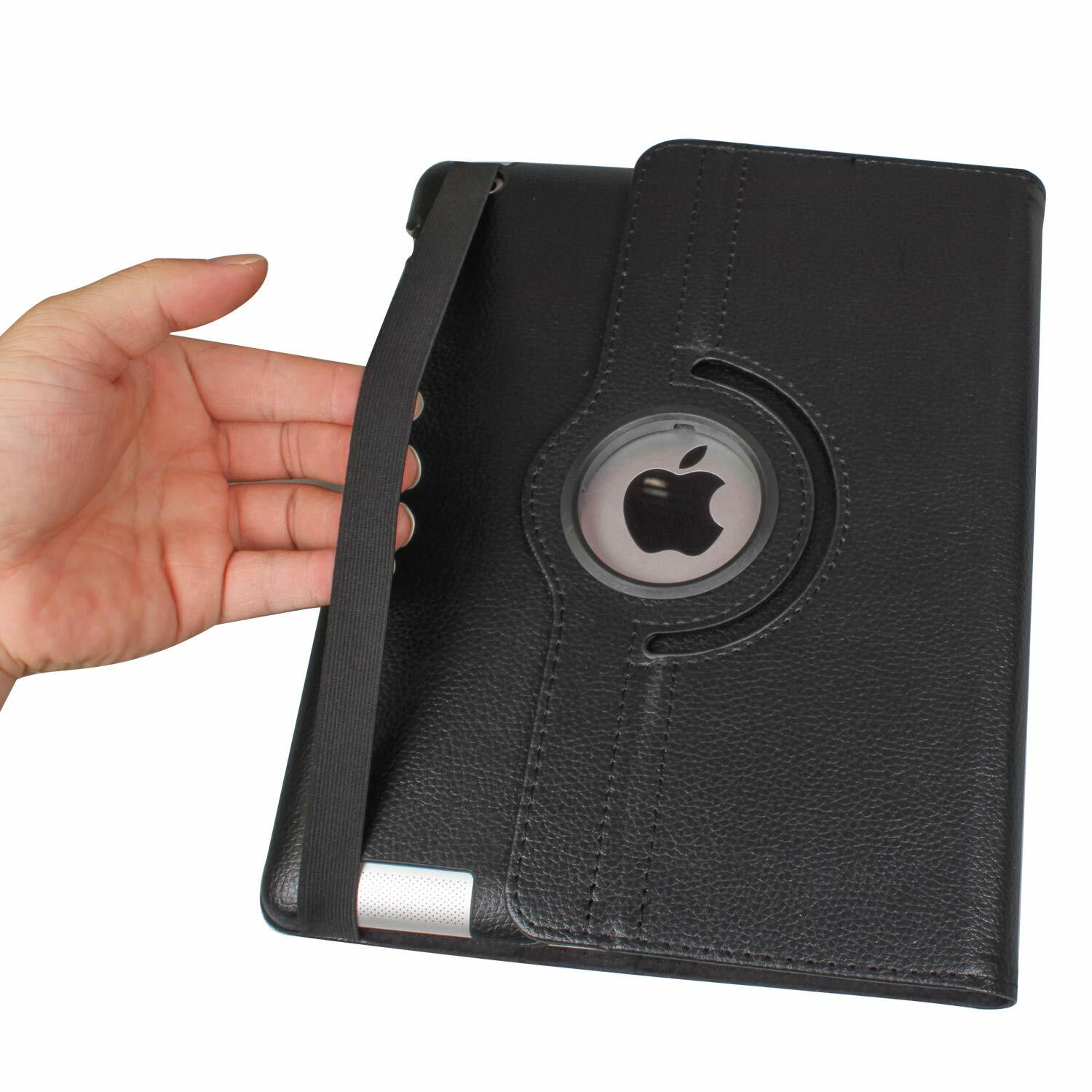 360 Rotating Leather Folio Case Cover Stand for iPad 2 3 4 Mini 4 5 Air 9.7 10.2