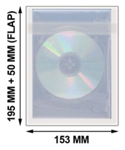 500 OPP Plastic Wrap Bag for Standard DVD Case 14mm ** 1-3 DAY