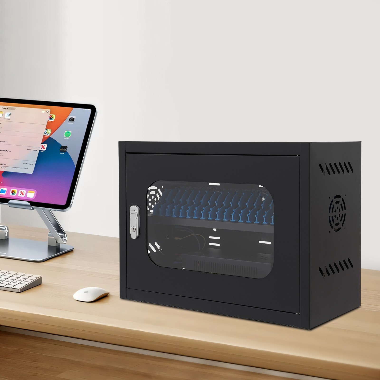 20-Device Charging Station Charging Cabinet for Cellphones & Tablet Computers US