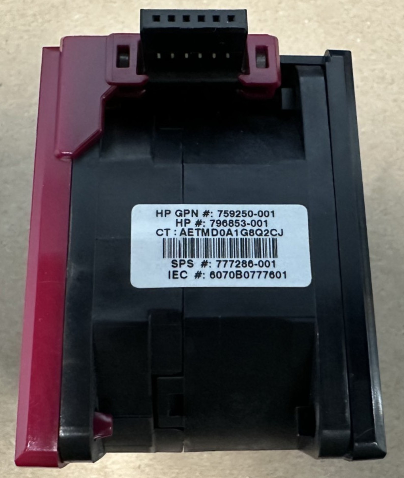 HP 796853-001 60mm high-performance hot-plug fan module HP ProLiant Gen9 servers