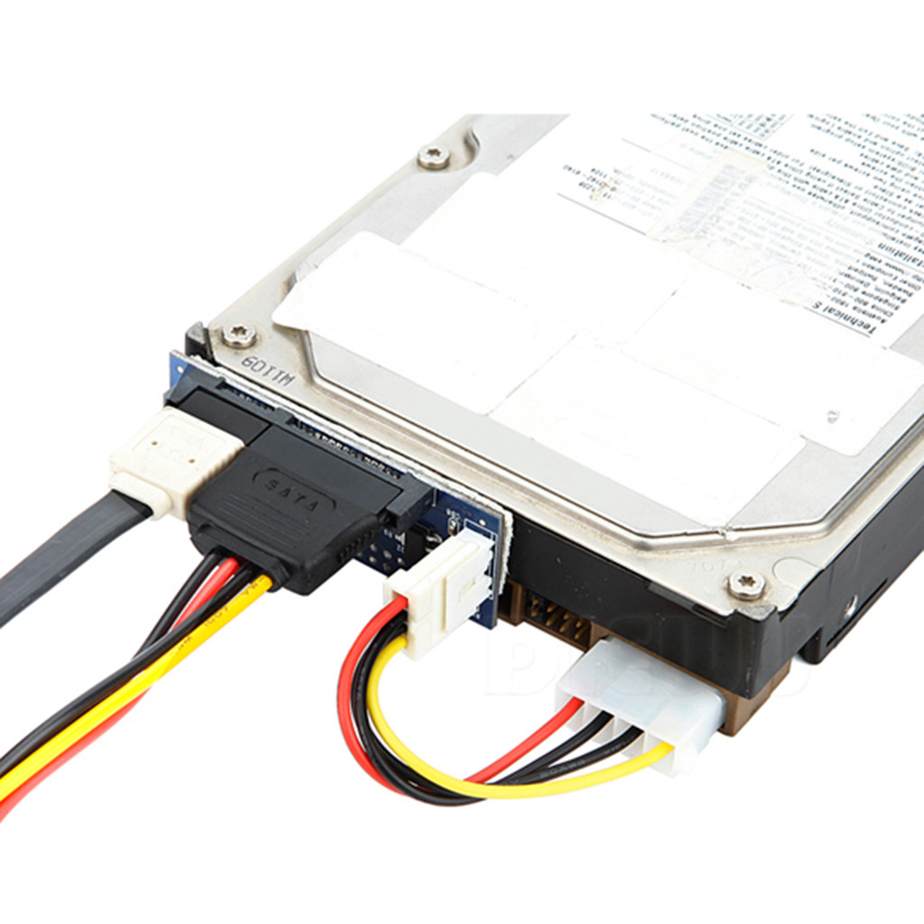 40 Pin Female SATA IDE to 22 Pin Male Adapter PATA 3.5″ Card for T1 Converter US