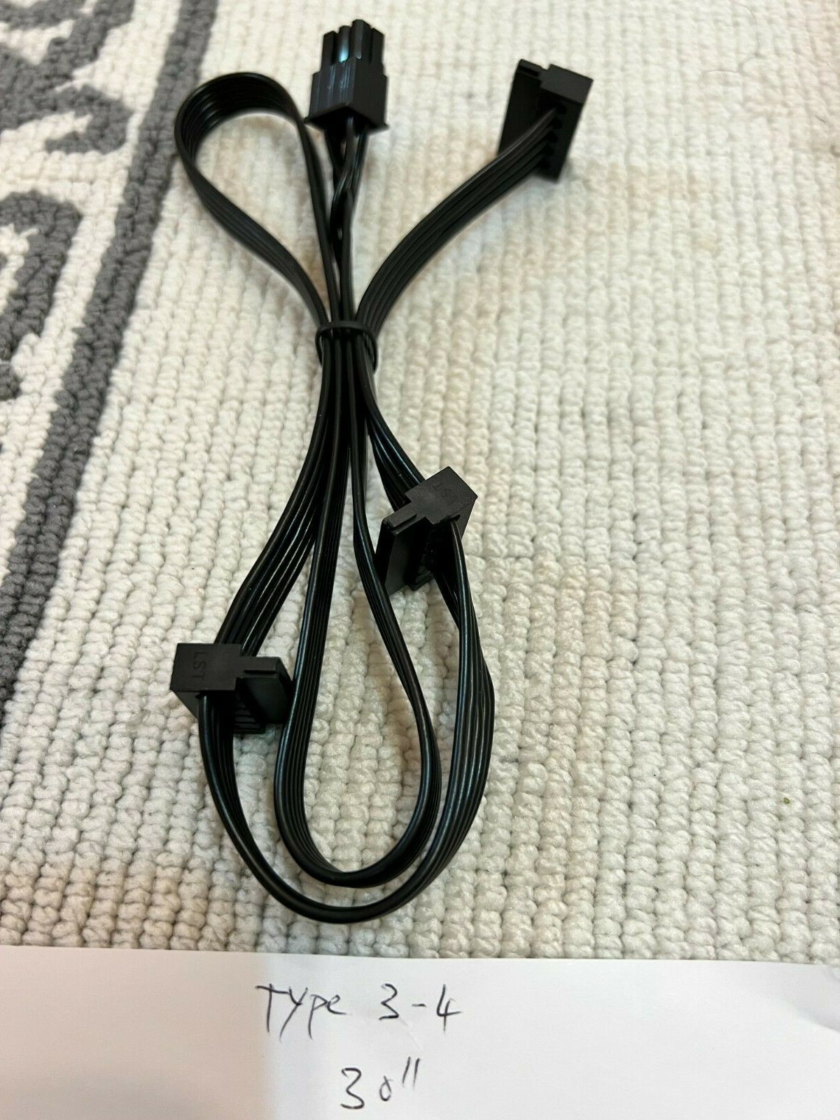 Corsair TYPE 4 3x SATA DRIVE POWER CABLE FOR CORSAIR CX450M CX850M,ORIGINA