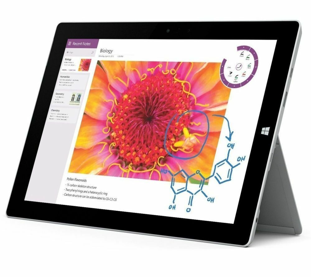 Microsoft Surface 3 WiFi + AT&T LTE 128GB Win 10 Atom Quad Core SSD