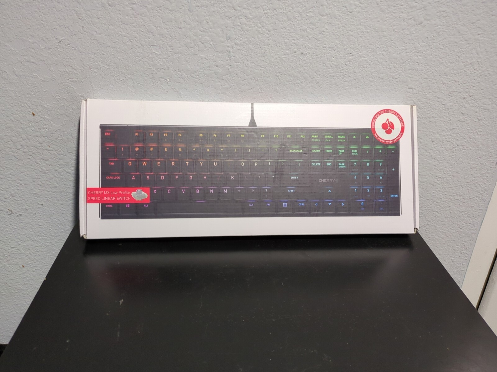 Cherry MX 10.0N RGB WIRED Mechanical Keyboard MX Low Profile Switches G8A-25010L
