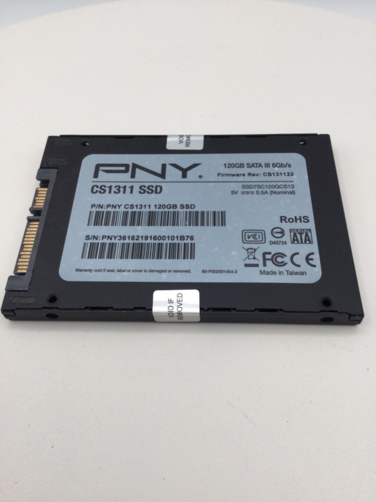 Lot of 3 PNY CS900 120GB SATA III 6Gb/s 2.5″ SSD Tested Wiped & Working