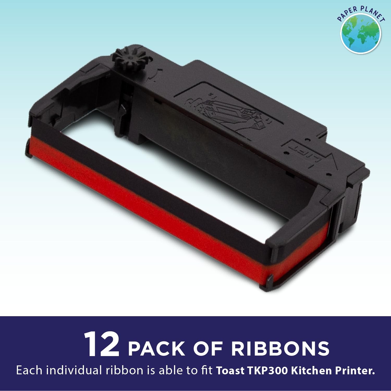 Red and Black Ink Printer Ribbons for Toast Kitchen Printer by Paper Planet |…