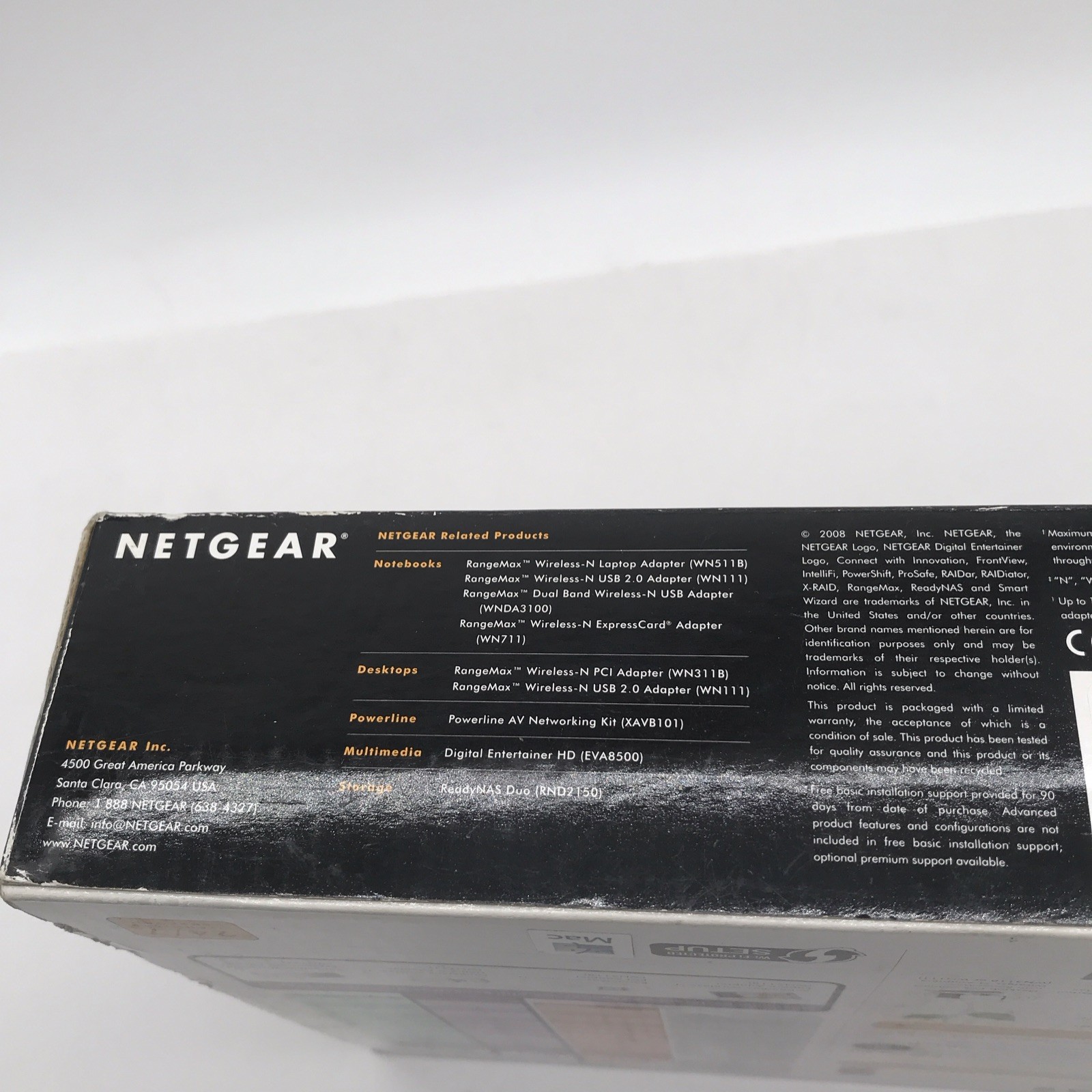 NETGEAR WNR2000 Wireless-N WiFi Router 300Mbps 4 LAN Push ‘N’ Connect VPN