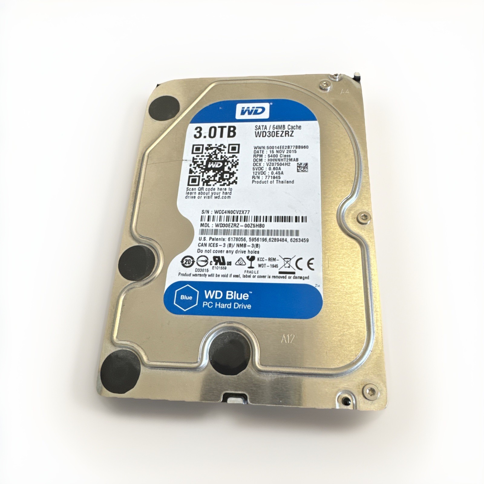 Western Digital WD30EZRZ-00Z5HB0 Blue 3TB HDD – 3.5″Internal SATA SATA/600