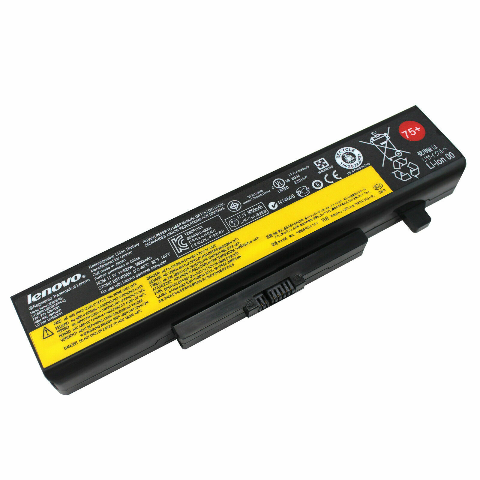75+ Genuine 0A36311 Y480 L enovo ThinkPad Battery B590 E430 E435 Y580 E445 62WH