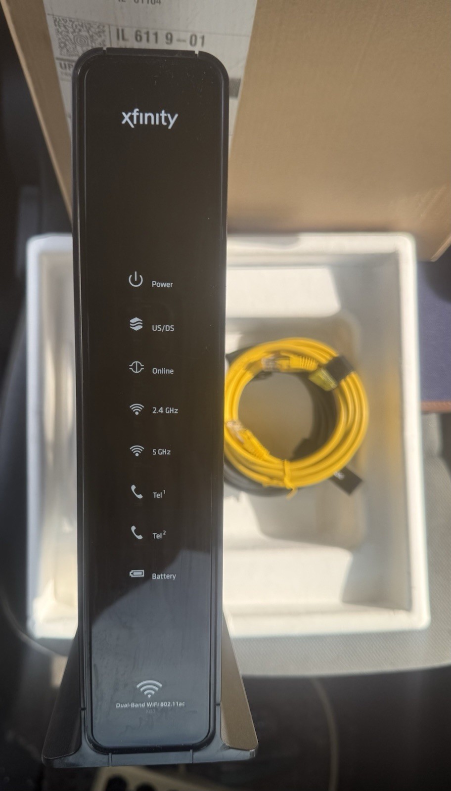 Xfinity ARRIS TG1682G Dual Band Wireless 802.11ac Modem/Router