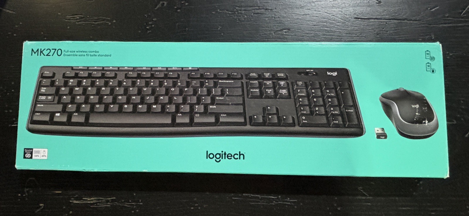 Logitech MK270 Wireless Keyboard and Mouse Combo – 920-008813
