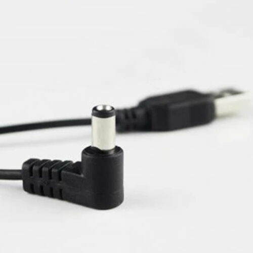 USB 2.0 Port To DC 5.5mm x 2.1mm Cable 90 Degree Right Angle Phone/PC/ Computer