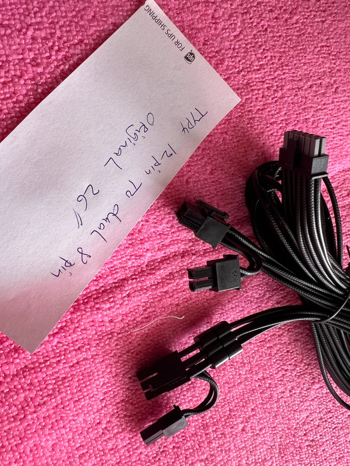 CORSAIR 12 PIN TO Dual 8 PIN PCIExpress POWER CABLE for Corsair RM750X ,RM850X