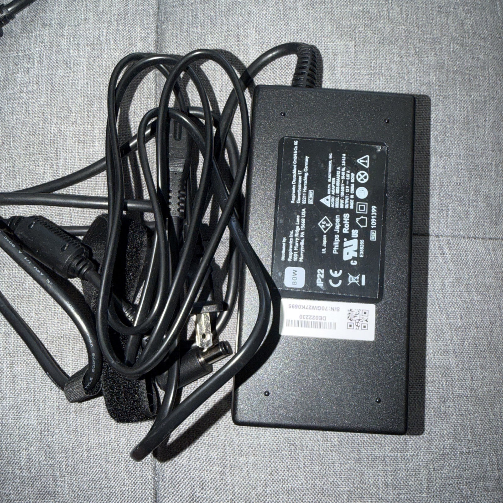80W CPAP Charger for Philips DreamStation 2 DS500 DS700 DSX510 DSX520 Power Adap