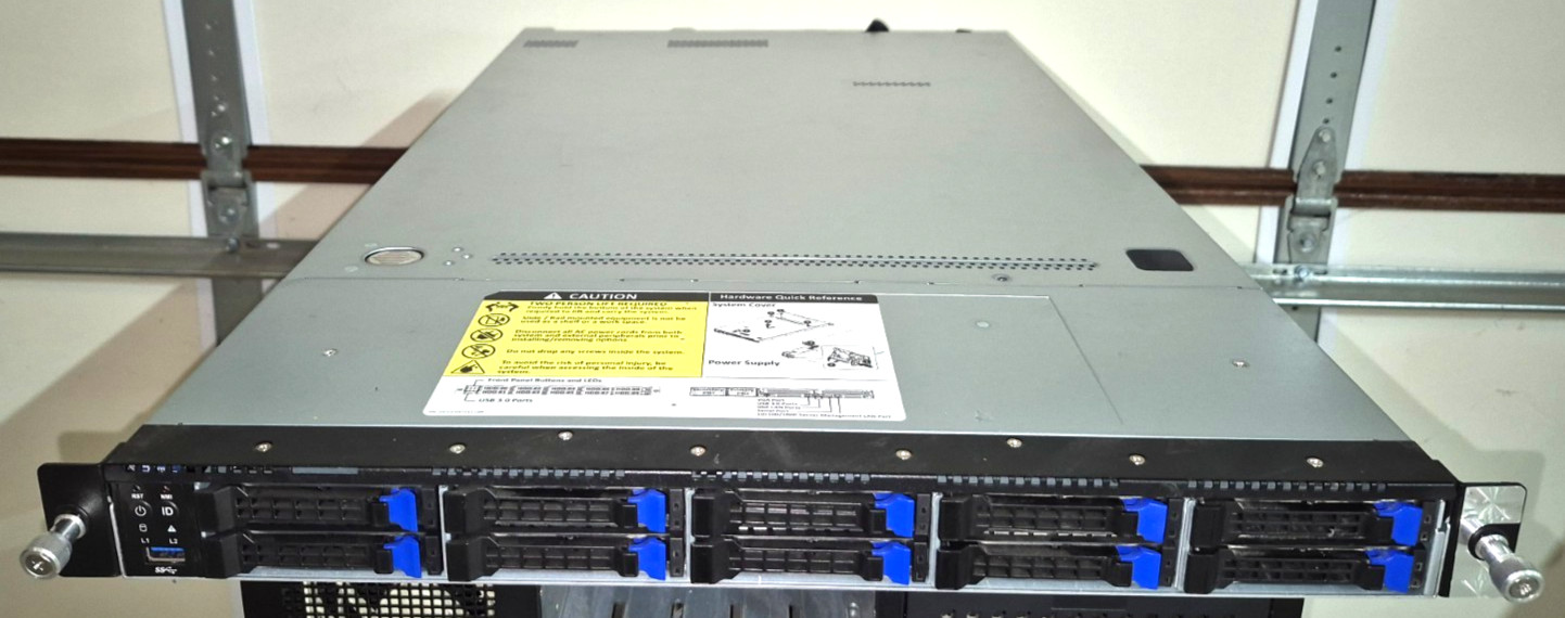 CL2100 Gen10 1u Server w/2x Intel Gold 6140,16GB RAM,2x 800W PSU,10x 2.5 Bays