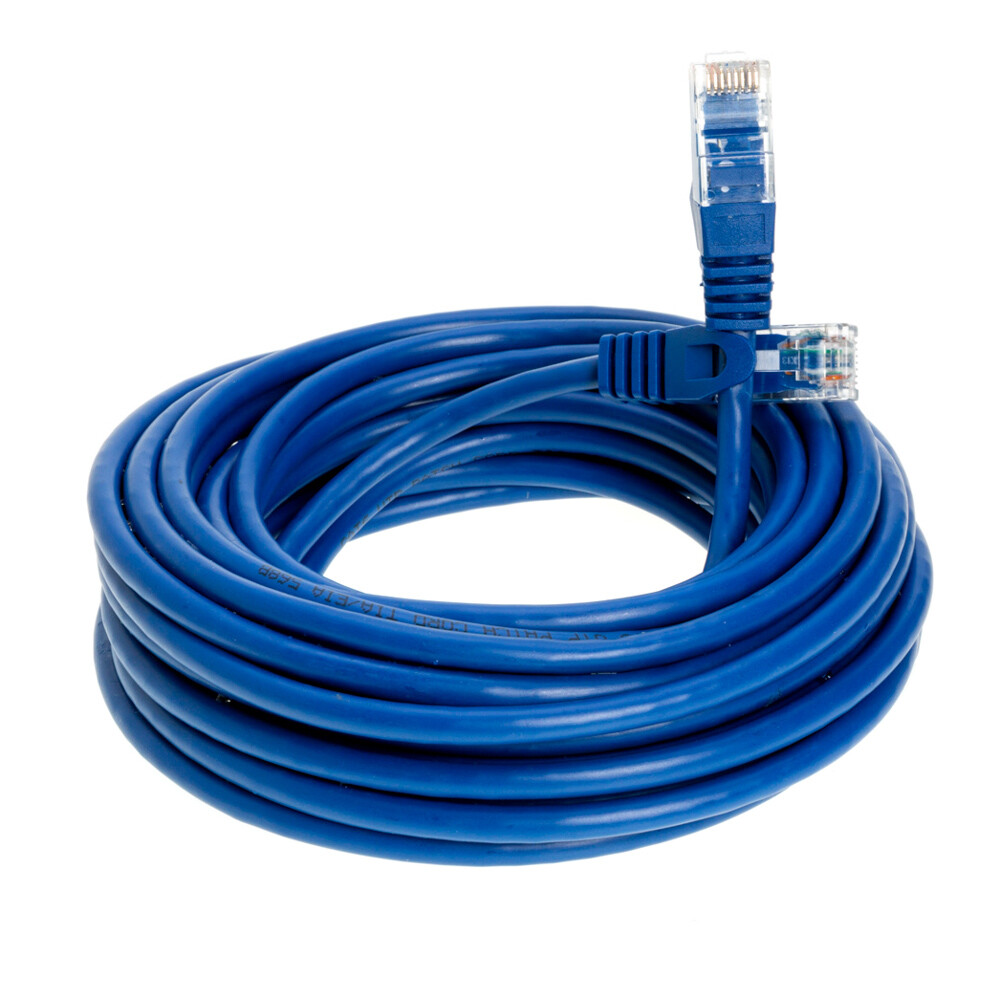 CAT6e/CAT6 Ethernet LAN Network RJ45 Patch Cable Blue 25FT – 200FT Multipack LOT