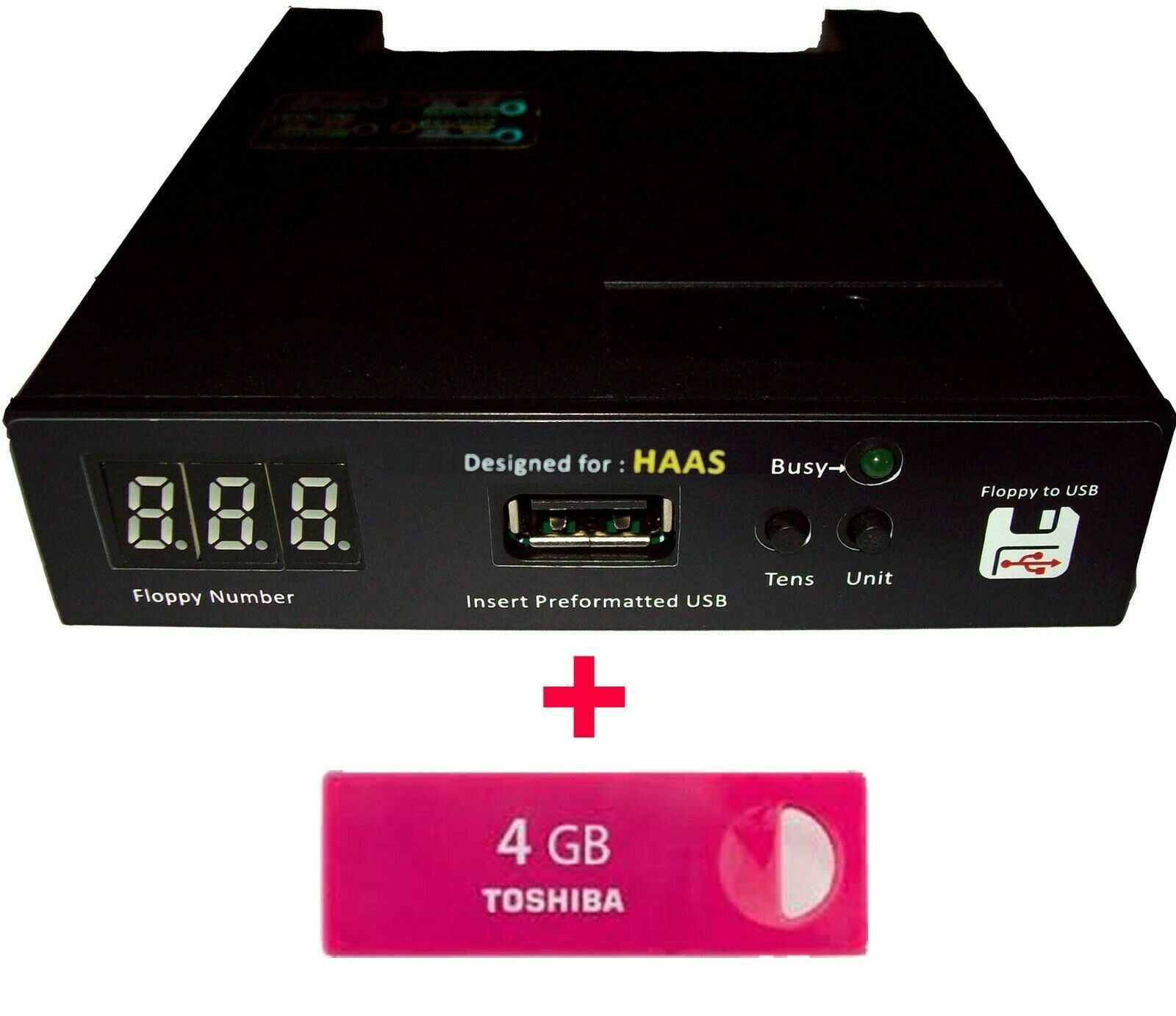 Floppy drive emulator USB Converter for Haas CNC + 16GB (Delivery:3-5 Work Days)