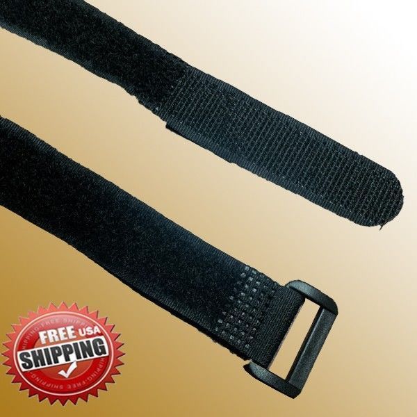 12 Assorted 8″ 13″ 18″ Fastener Cable Tie Down Strap Reusable Hook and Loop